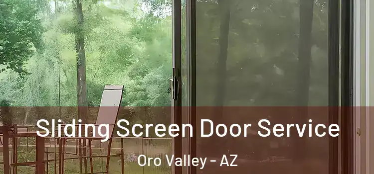 Sliding Screen Door Service Oro Valley - AZ